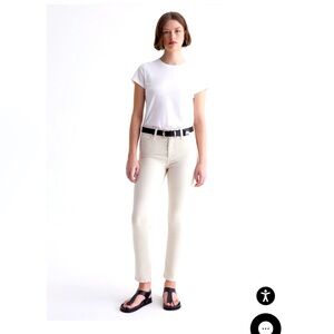 AG Mari Crop High-Rise Slim Straight 27